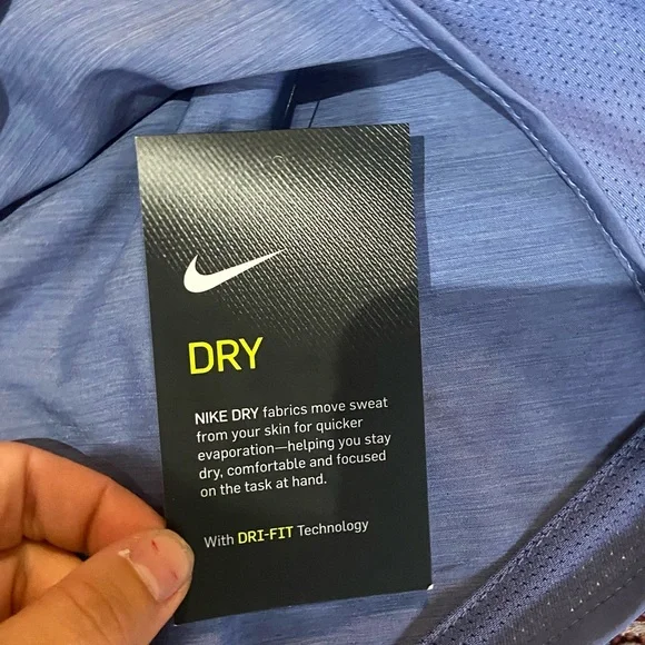 New with Tag Periwinkle Blue Nike Dri Fit Shorts Size Medium - Picture 3 of 3